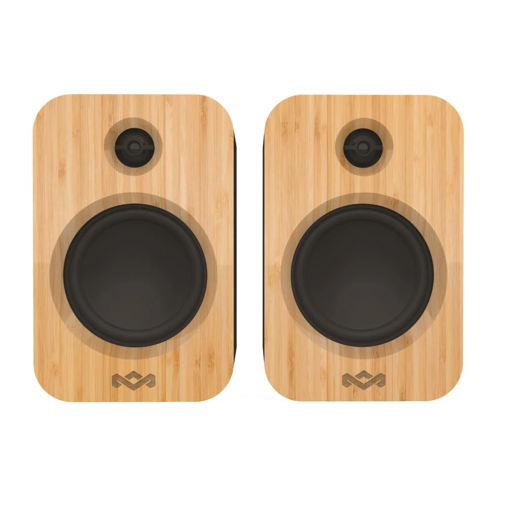 Marley Get Together Duo Bookshelf Bluetooth Speakers - Image 2