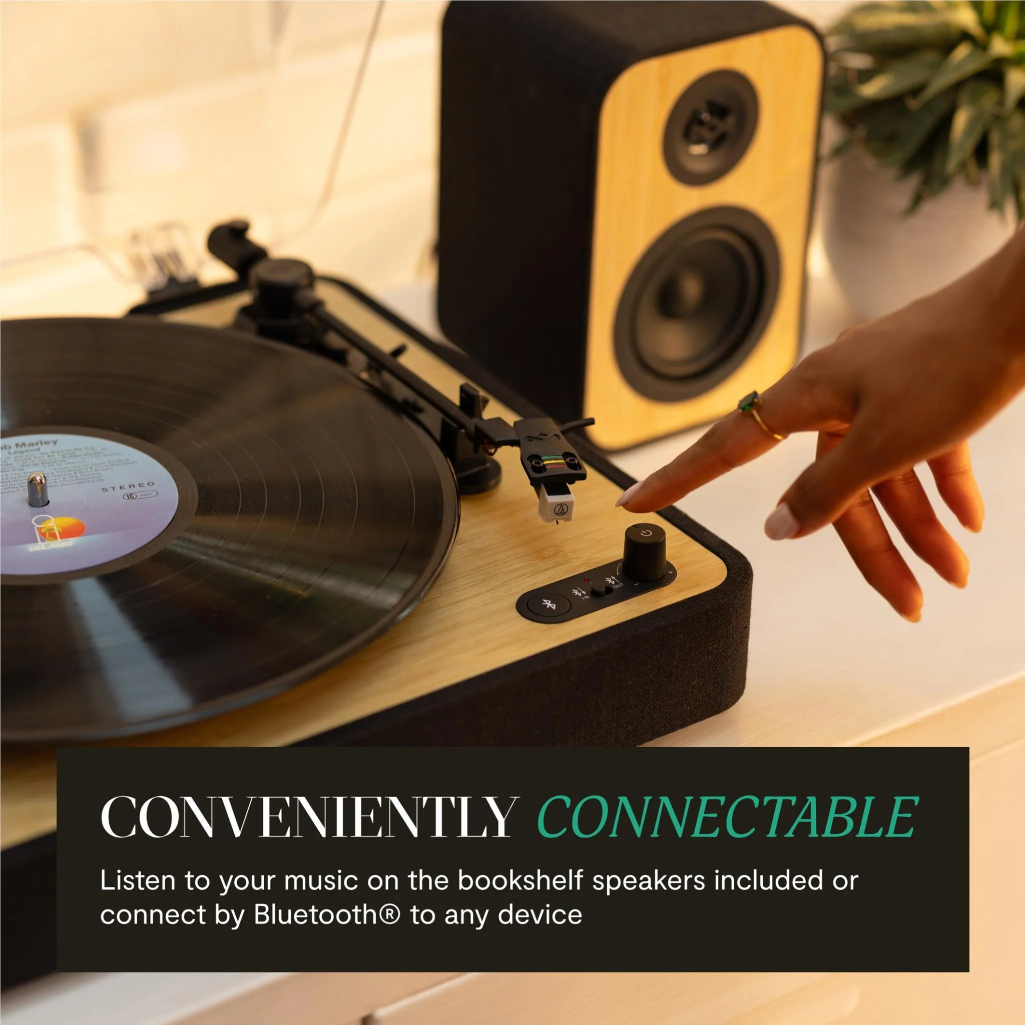 Marley Revolution Turntable with Speakers - Image 6