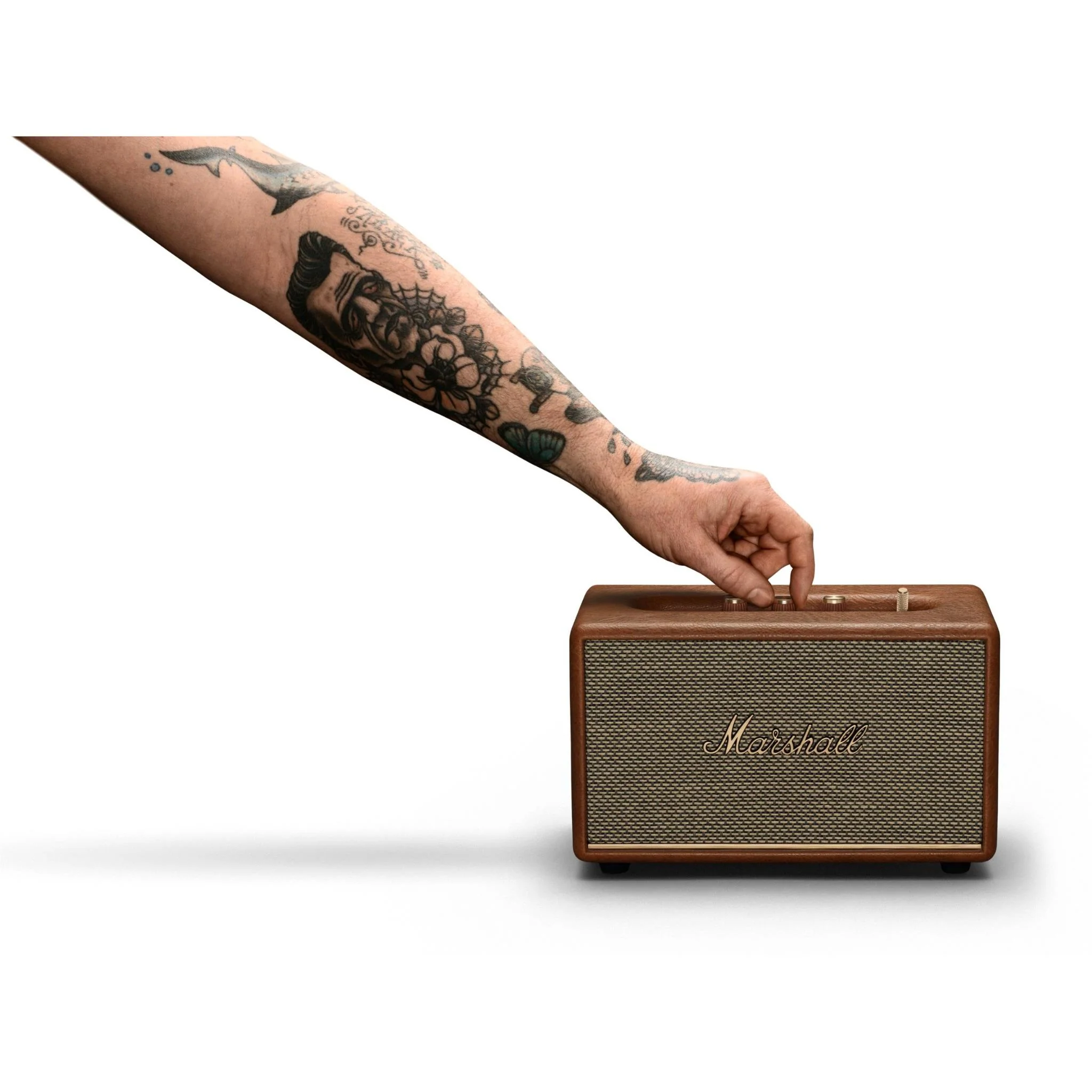 Marshall Acton III Wireless Bluetooth Home Speaker (Brown) - Image 8