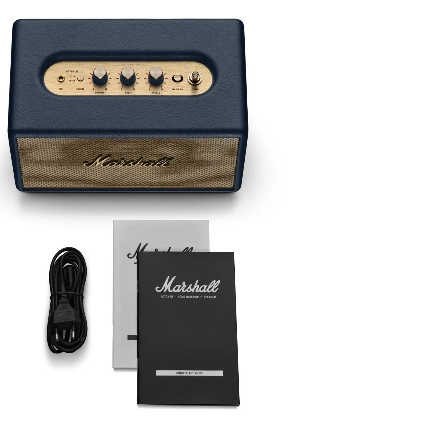 Marshall Acton III Wireless Bluetooth Home Speaker (Midnight Blue) - Image 10