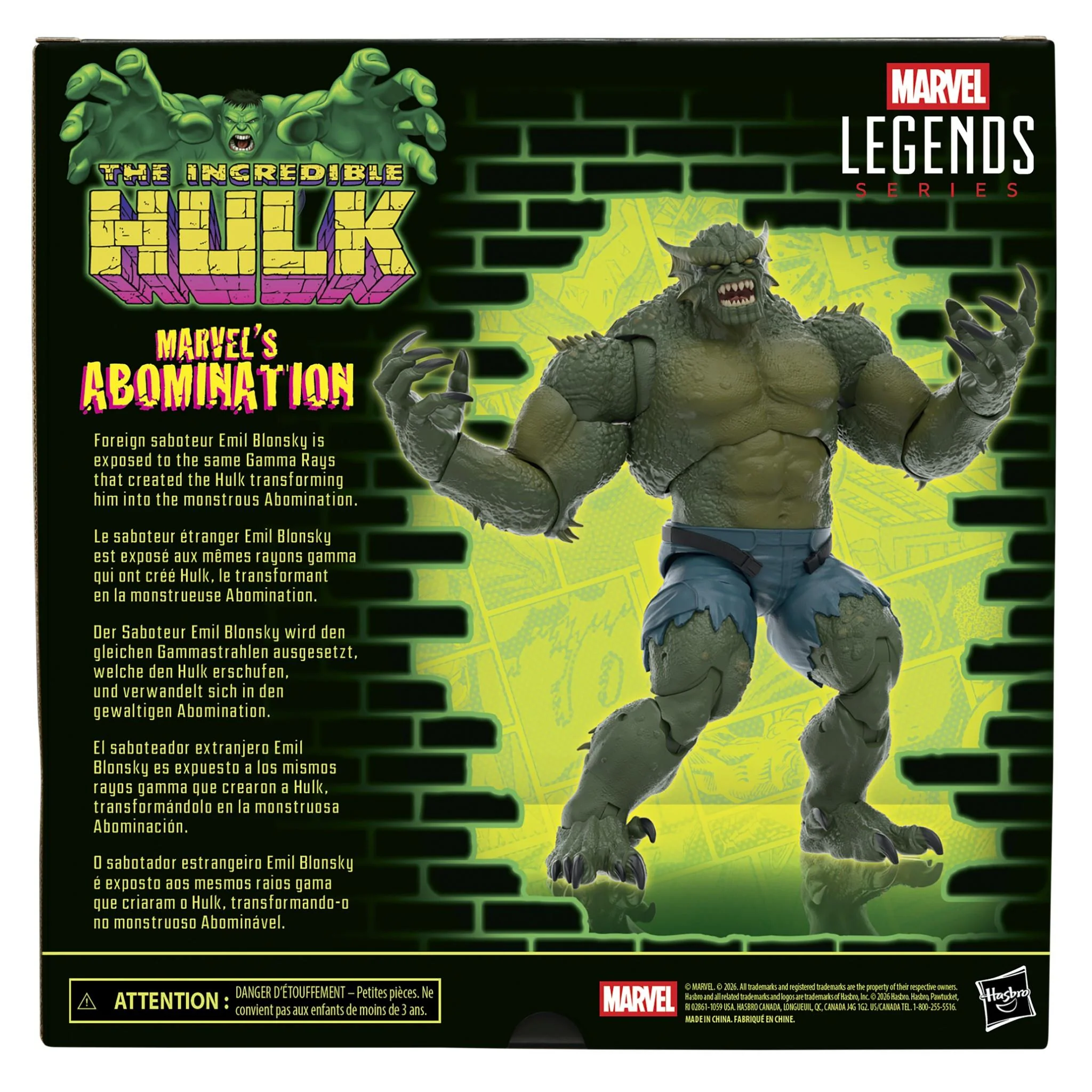 Marvel - Legends Series: Abomination Figure - Image 9