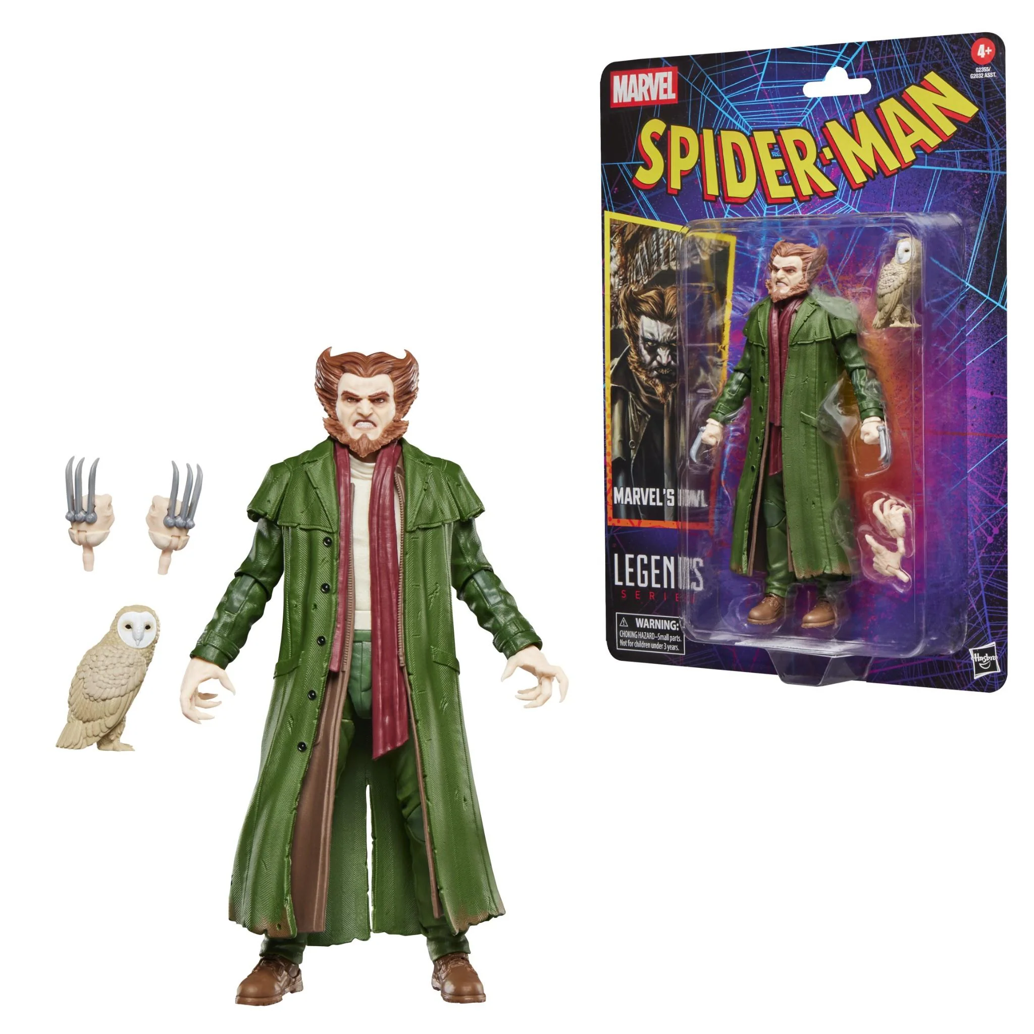 Marvel - Legends Series: Spider-Man Retro Owl Figure - Image 5