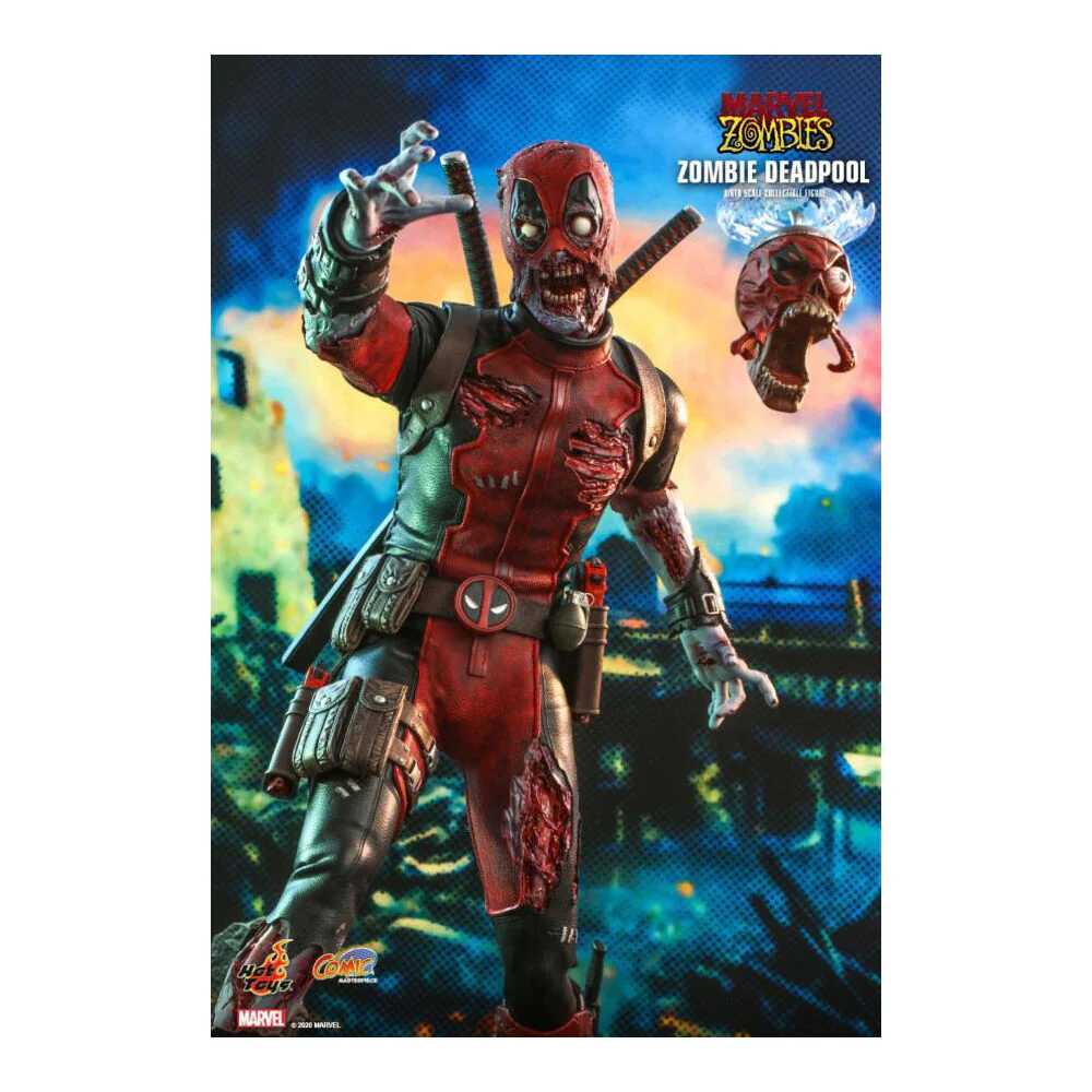 Marvel Zombies comics Deadpool 1:6 Scale Collectable Action Figure - Image 4