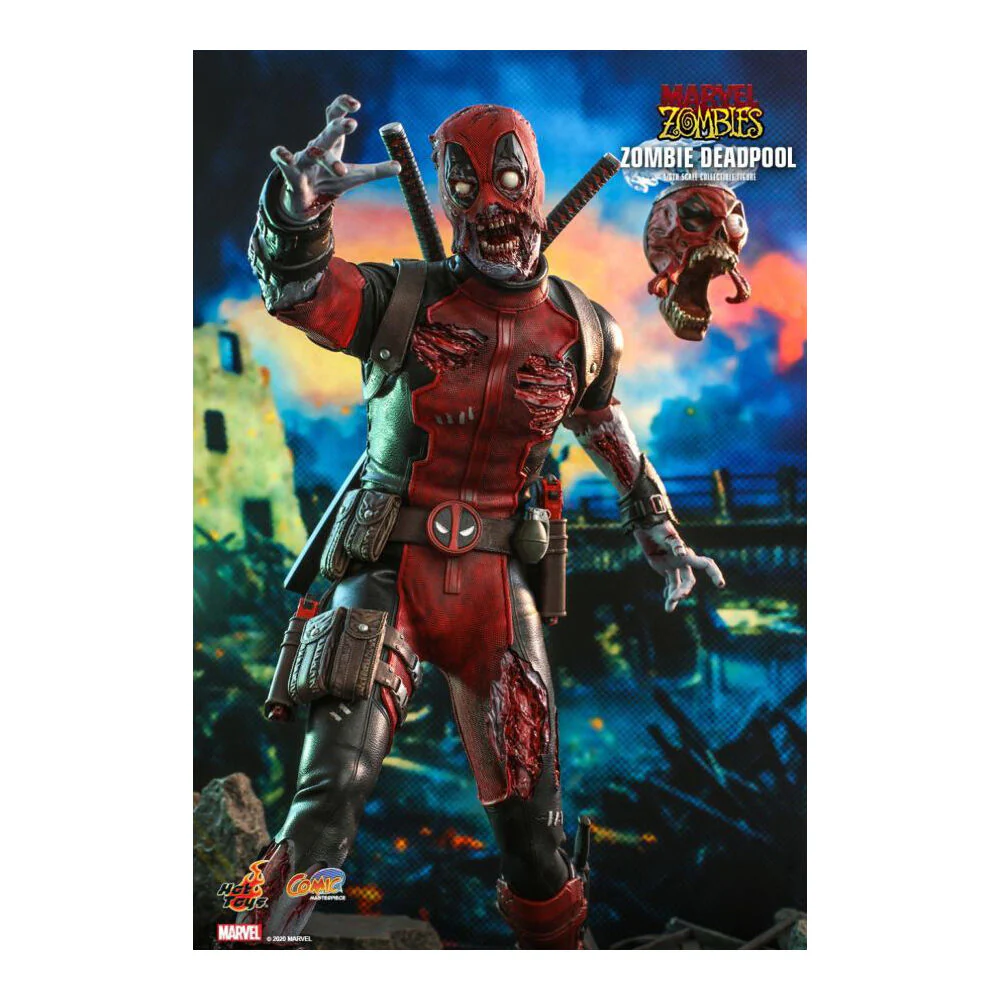 Marvel Zombies comics Deadpool 1:6 Scale Collectable Action Figure - Image 5