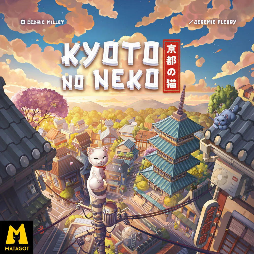 Matagot Kyoto No Neko Kids/Children Family Party Tabletop Board Game 10y+