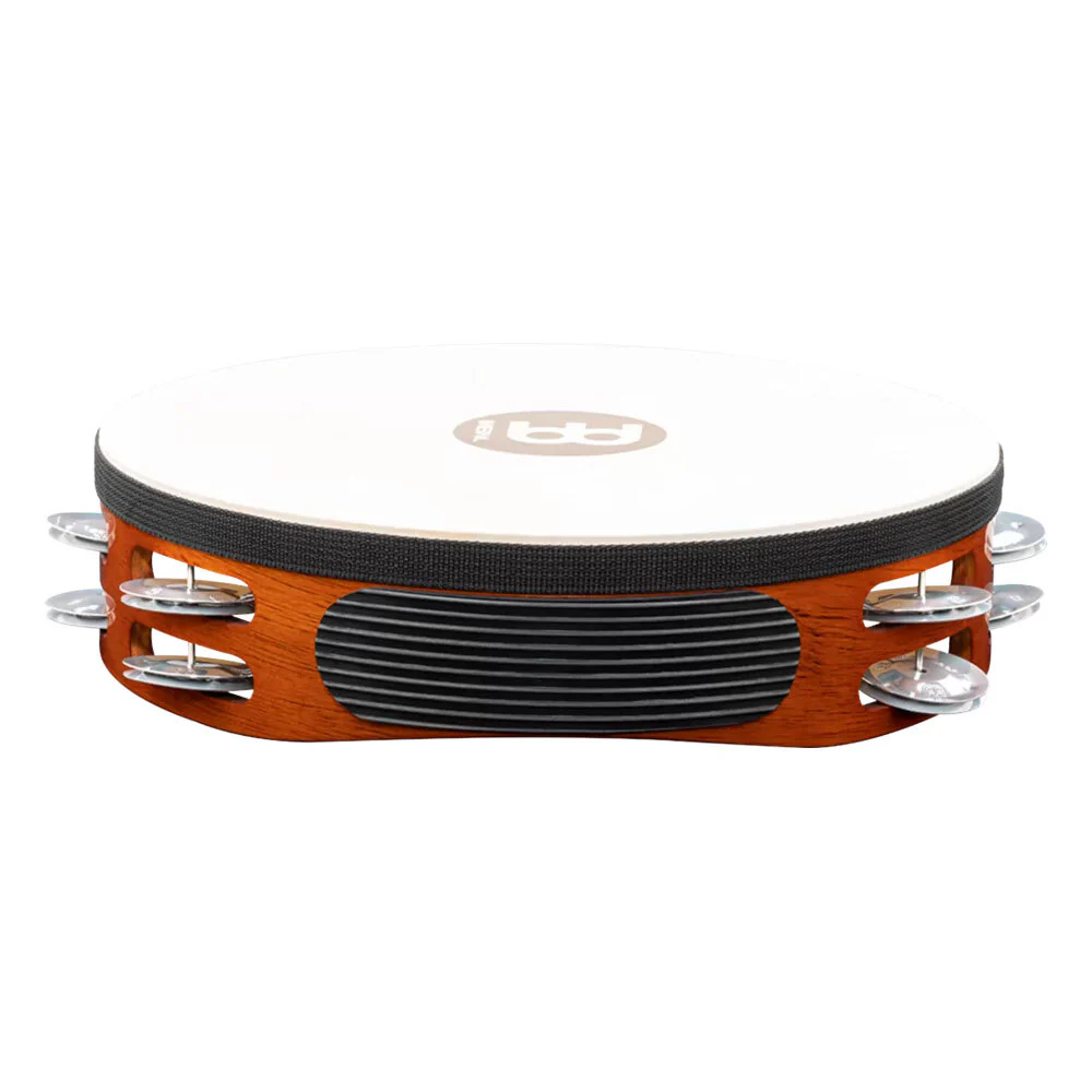 Meinl Percussion Aluminium Jingle African Brown Tambourine Musical Instrument - Image 3