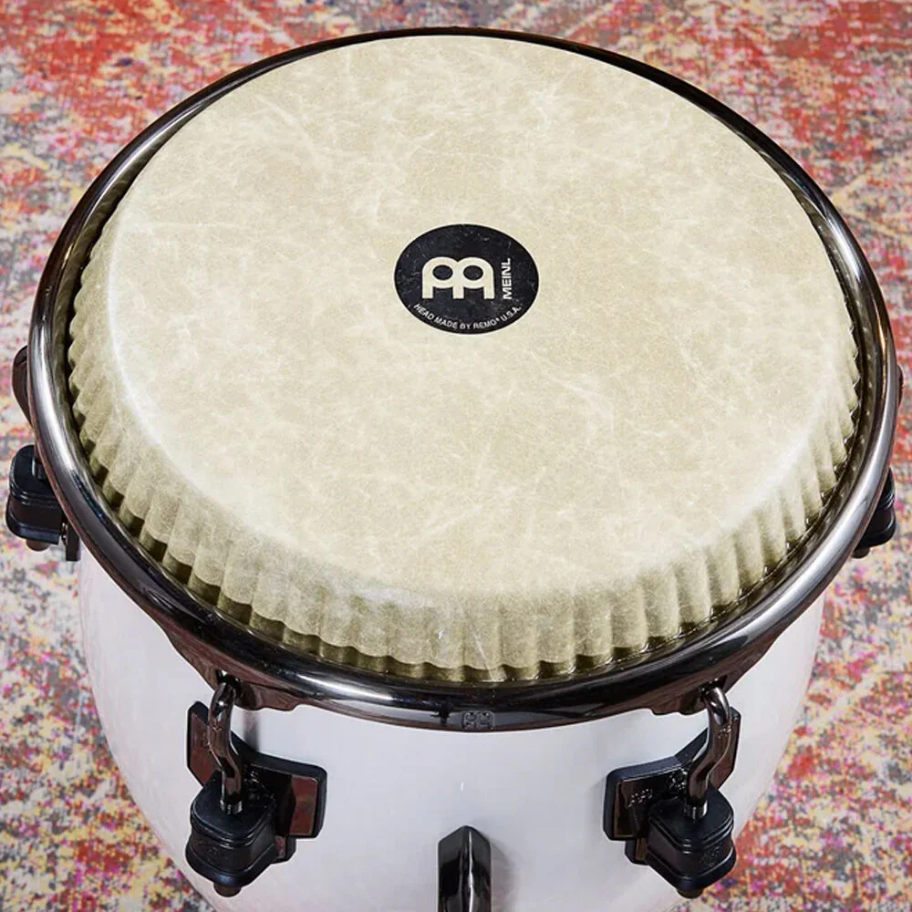 Meinl Robert Serrano Signature Oak Quinto 11 Inch Percussion Drum Pure White - Image 3