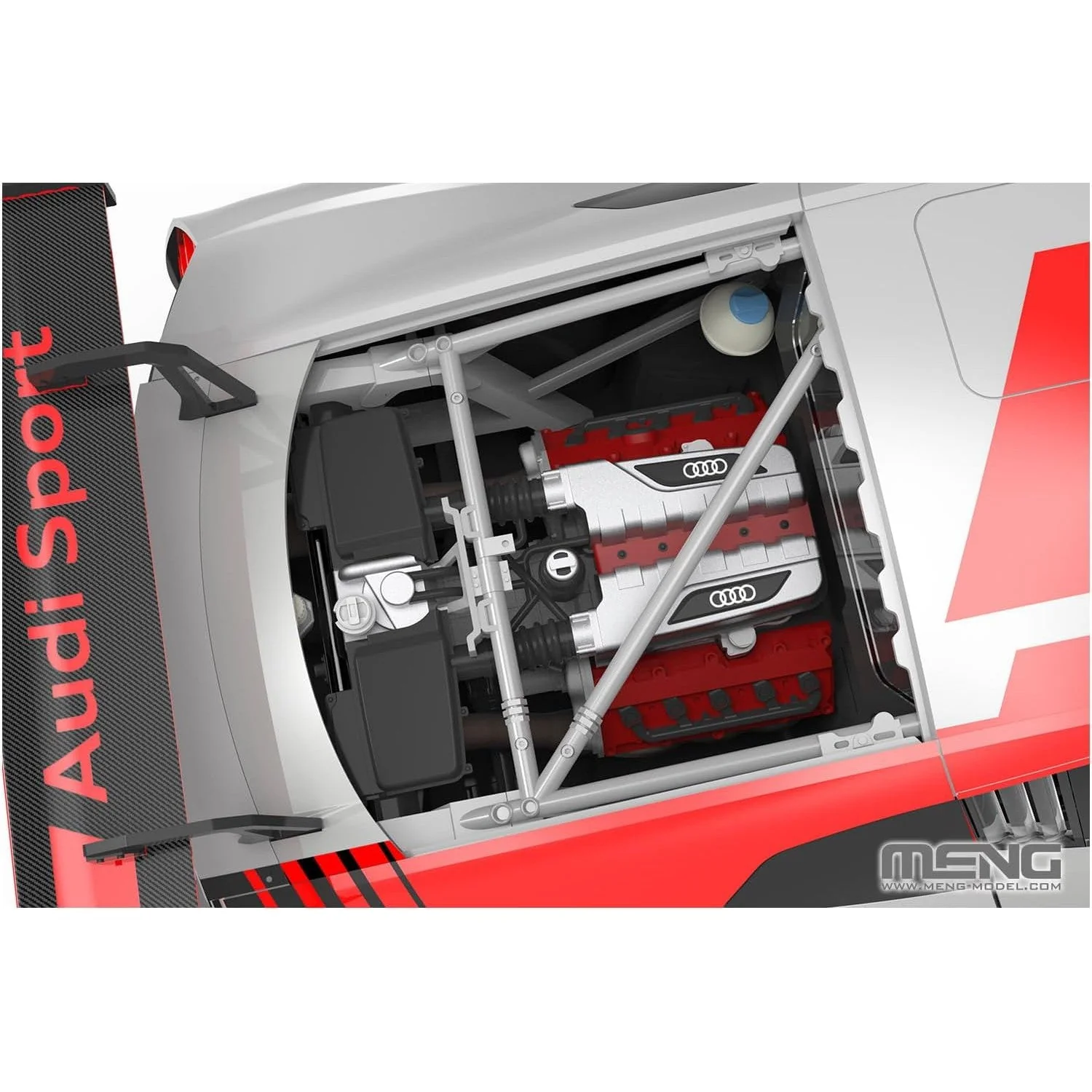 Meng 1/24 AUDI R8 LMS GT3 2019 Plastic Model Kit - Image 4