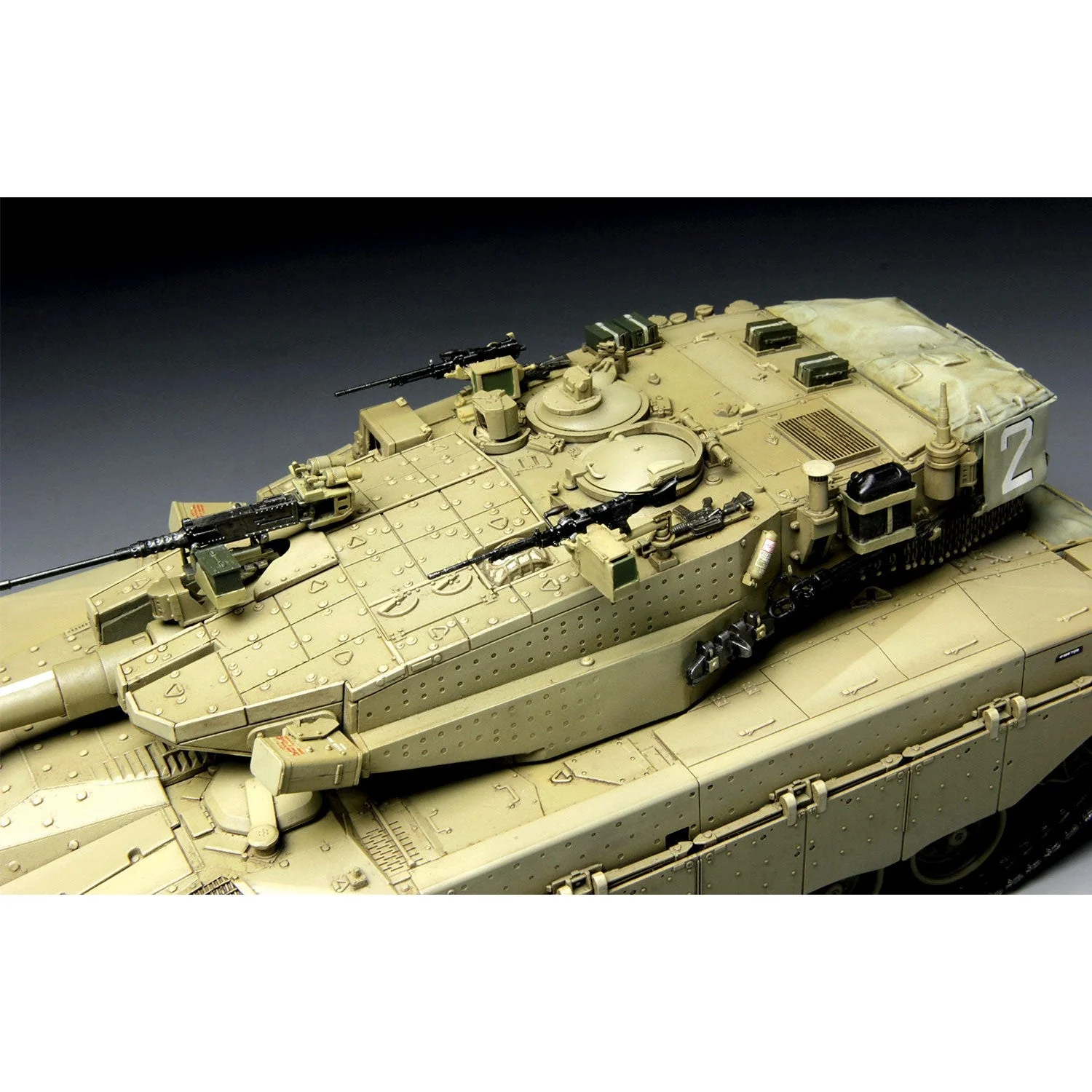 Meng 1/35 Israel Main Battle Tank Merkava Mk.3 BAZ with Nochri Dalet Mine Roller System - Image 5