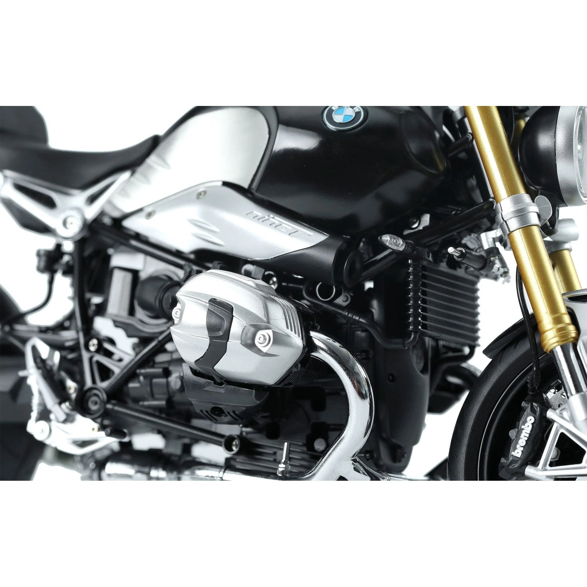 Meng 1/9 BMW R nineT (Pre-Coloured Edition) Plastic Model Kit - Image 6