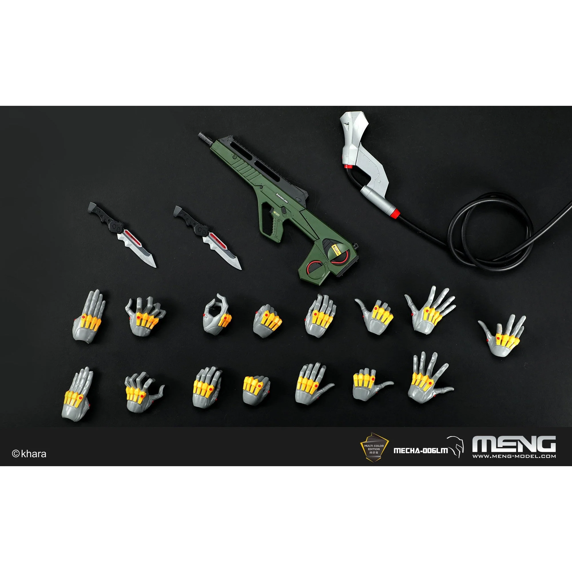 Meng Evangelion Prototype Unit-00 Multi-Coloured Edition Plastic Model Kit - Image 5