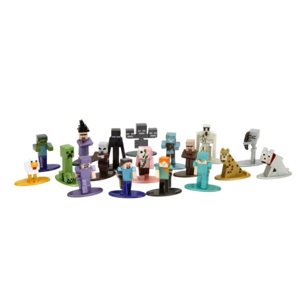 Minecraft Wave 12 Nano Hero MetalFig Kids/Adult Collectable Figure Toy 18-Pieces - Image 2