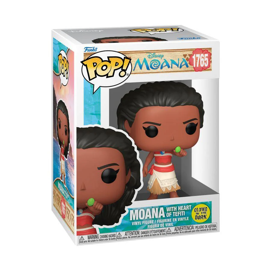 Moana - Moana With Heart Of Tefiti Glow Pop! Vinyl - Image 2