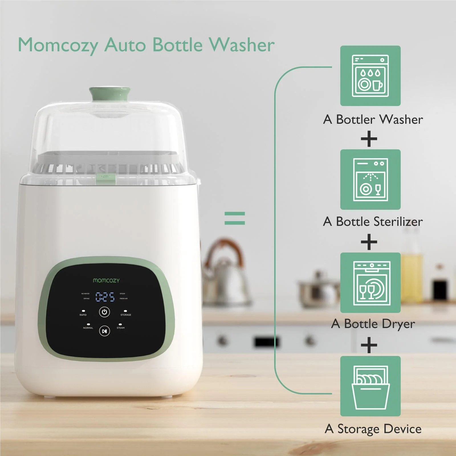 Momcozy KleanPal Pro Baby Bottle Washer - Image 3