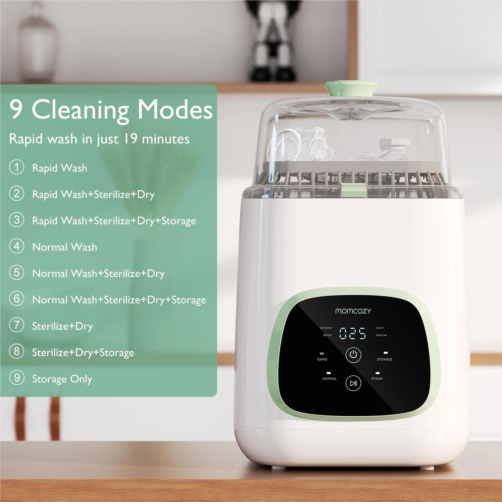 Momcozy KleanPal Pro Baby Bottle Washer - Image 9