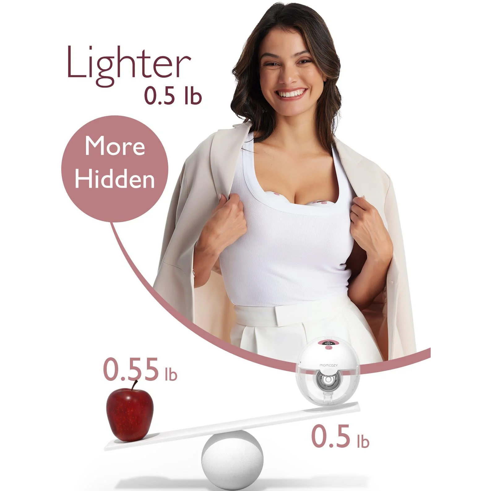 Momcozy M5 Wearable Breast Pump (Double) - Image 4