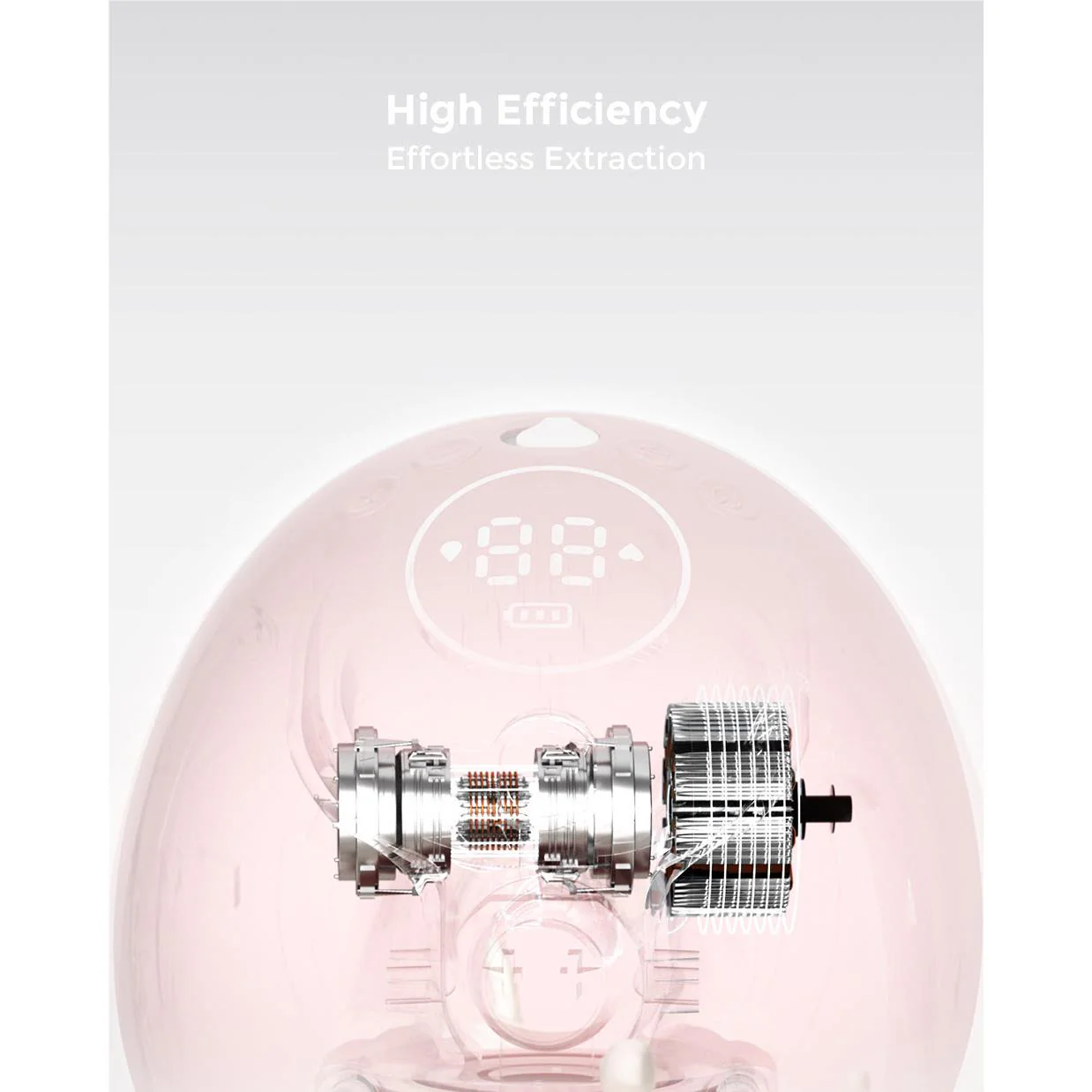 Momcozy M9 Hands-Free Breast Pump Red (Double) - Image 10