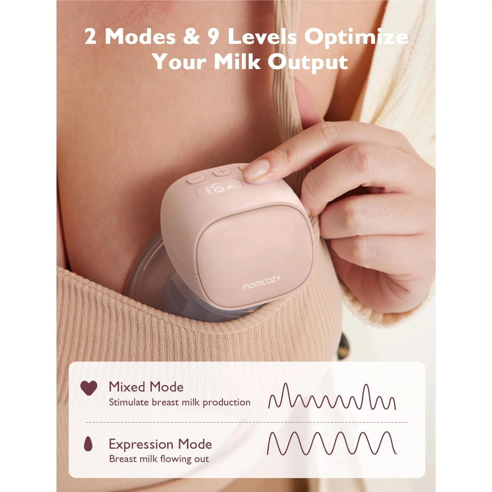 Momcozy S9 Pro Wearable Breast Pump (Double) - Image 4