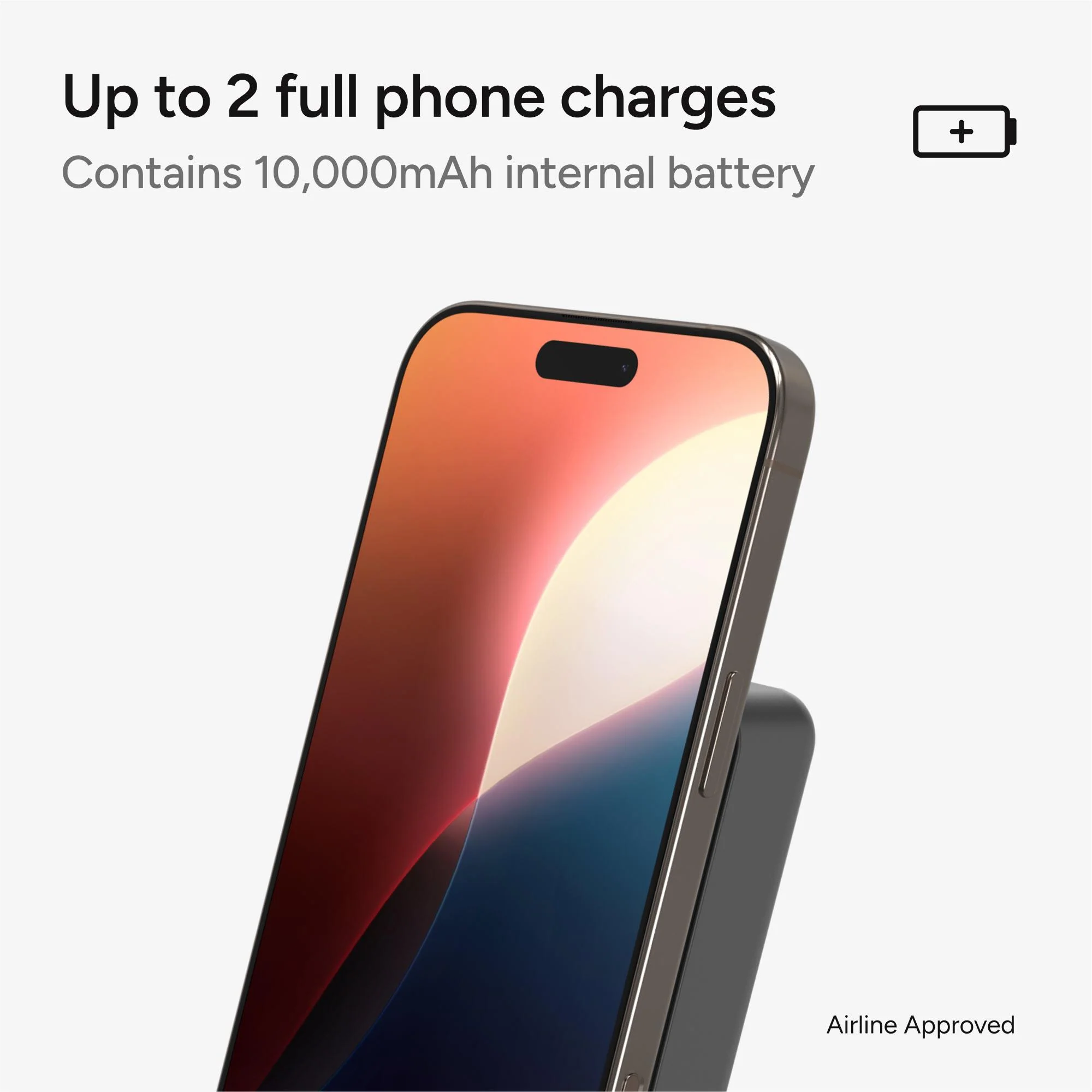 mophie Qi2 Wireless 10K PowerStation Mini (Black) - Image 5