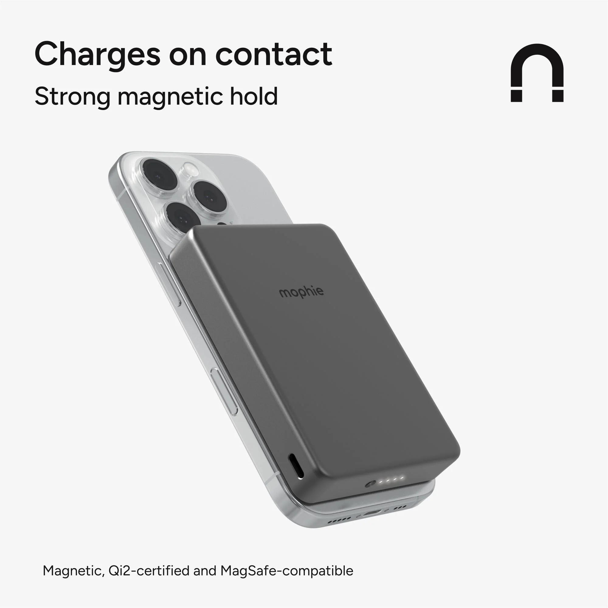 mophie Qi2 Wireless 10K PowerStation Mini (Black) - Image 6