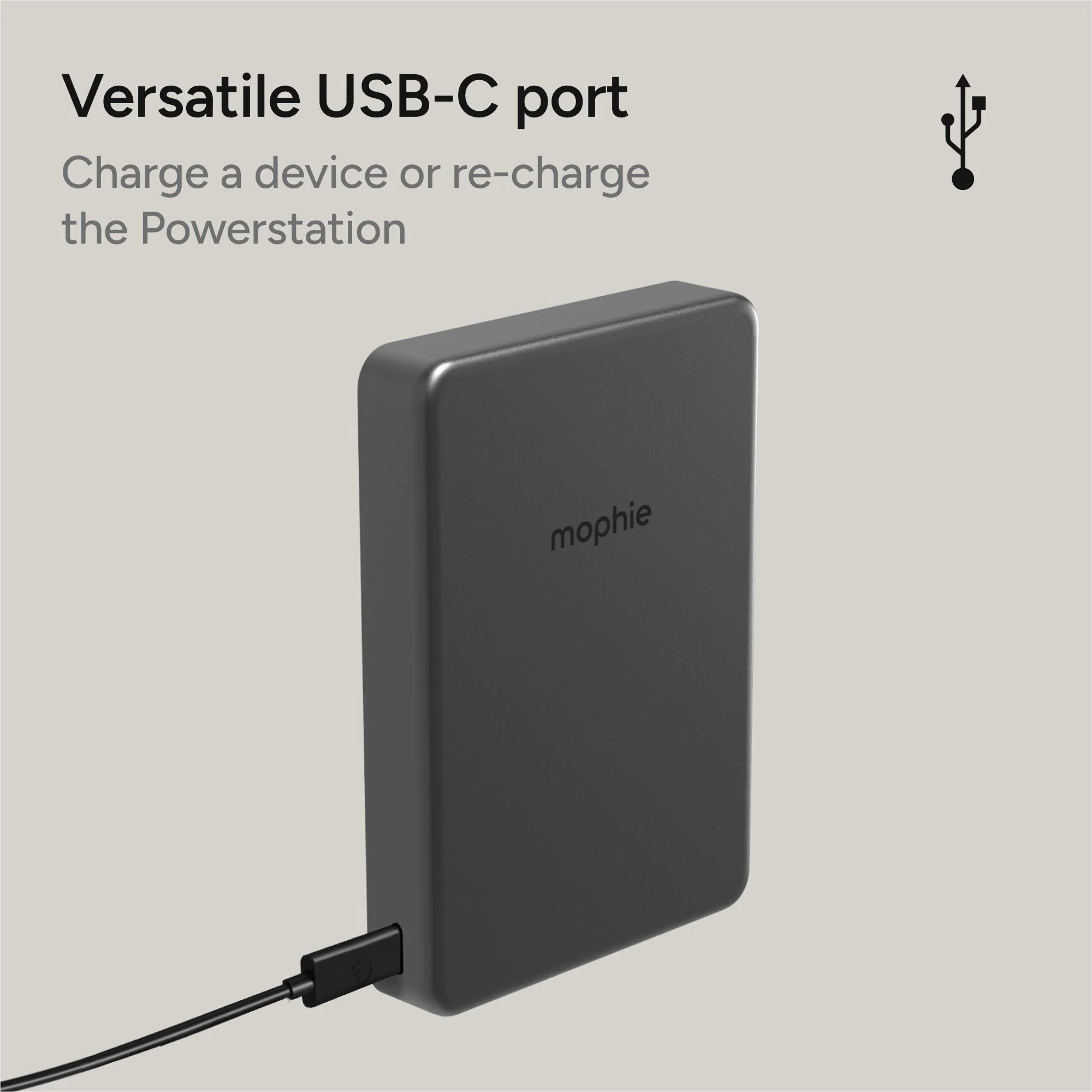 mophie Qi2 Wireless 10K PowerStation Mini (Black) - Image 8