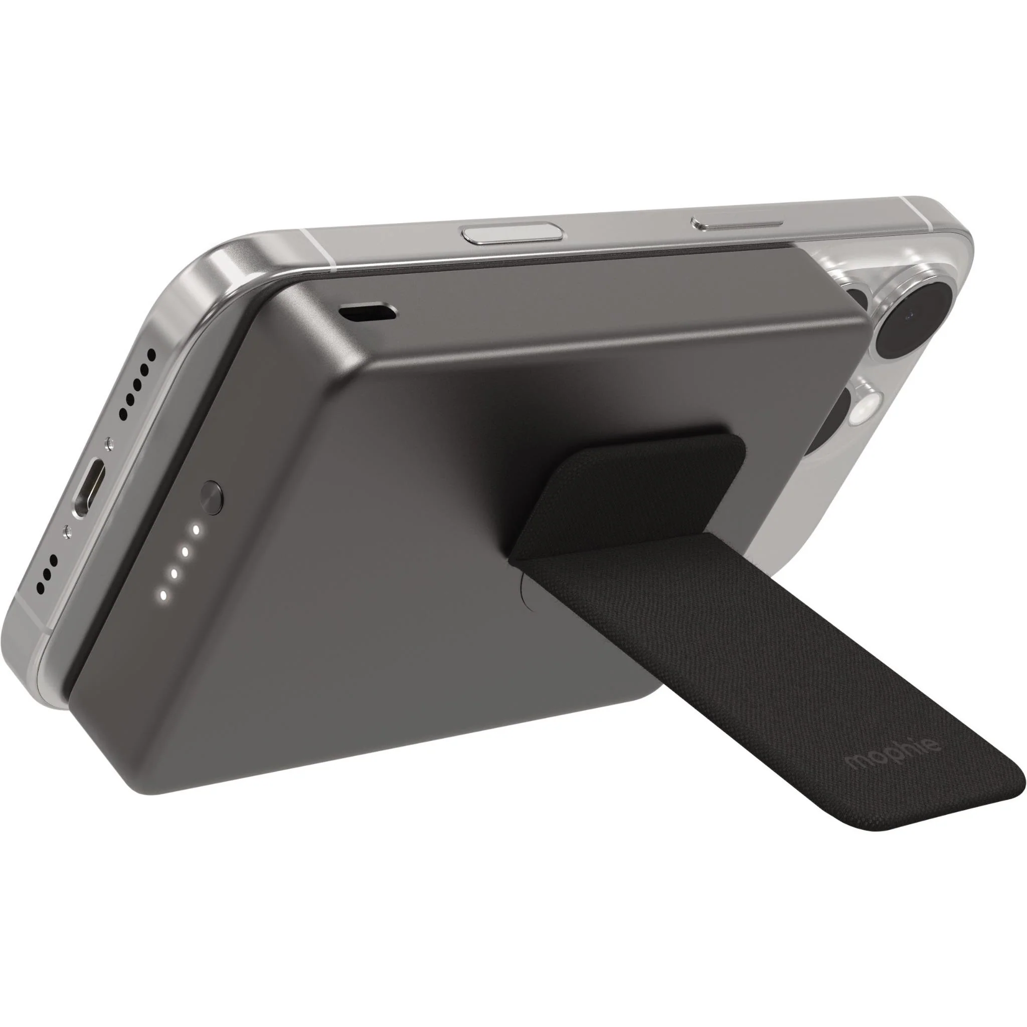 mophie Qi2 Wireless 10K PowerStation Mini with Stand (Black) - Image 5