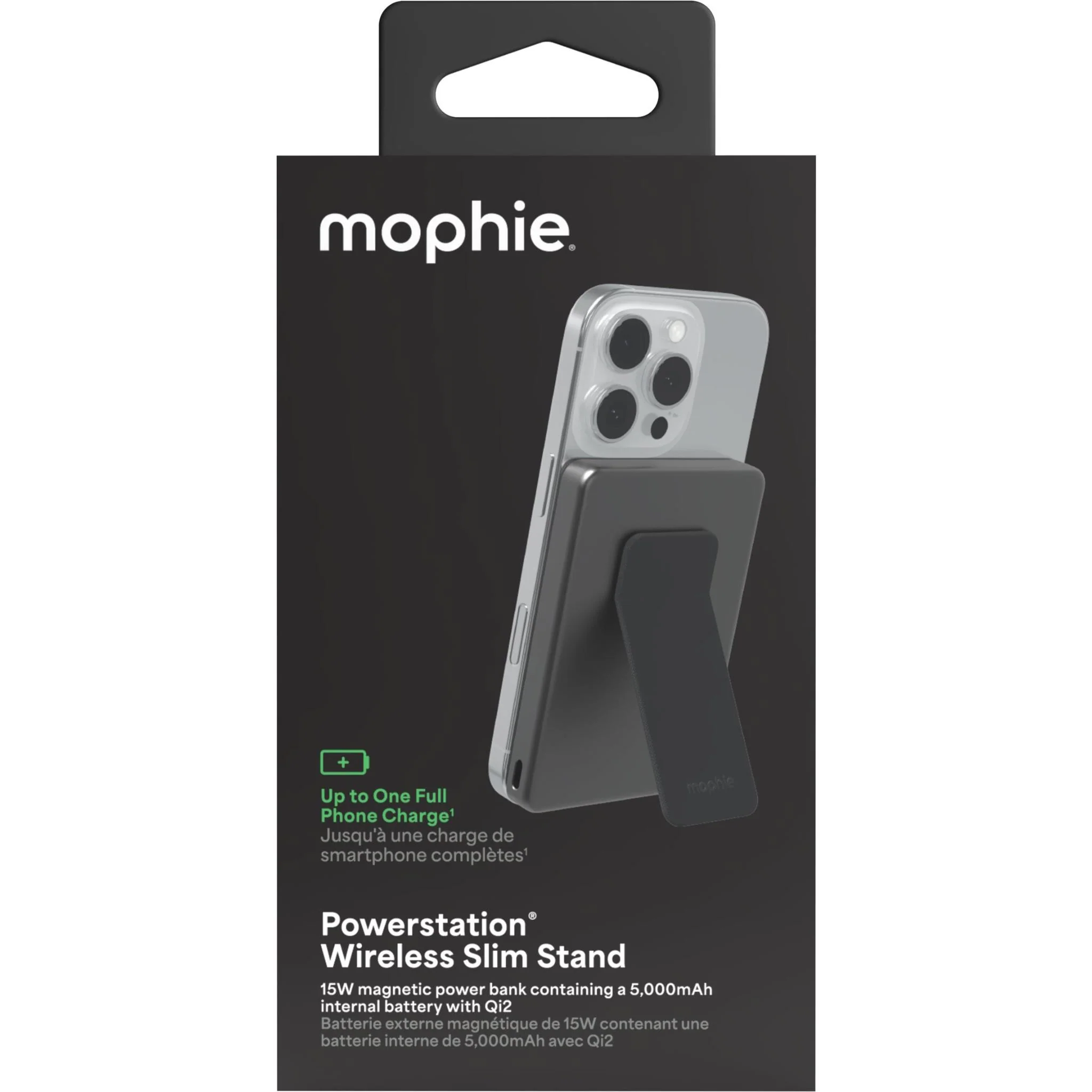 mophie Qi2 Wireless 5K PowerStation Mini with Stand (Black) - Image 10