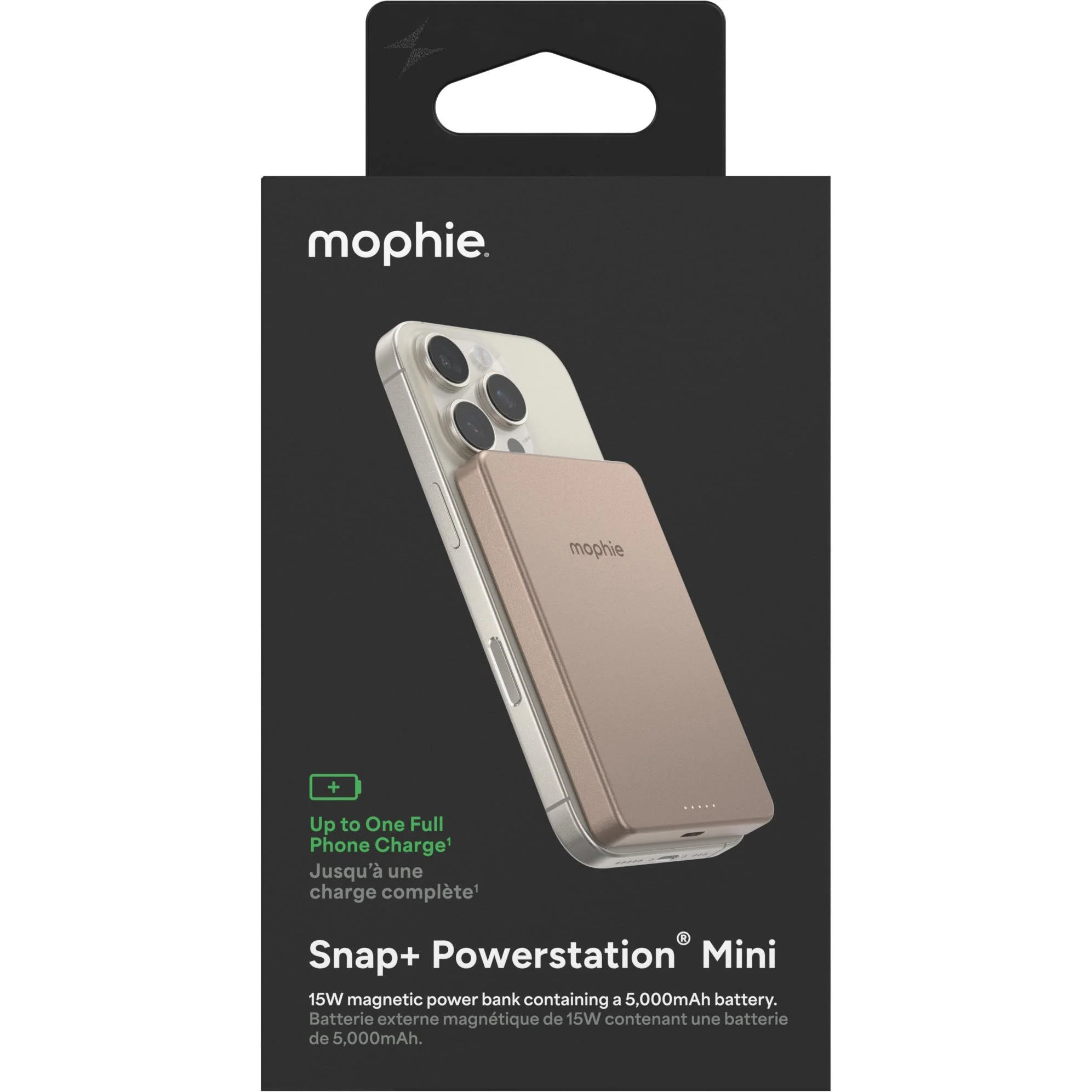 mophie Snap+ Powerstation Mini 5K Magnetic Power Bank (Desert Titanium) - Image 12