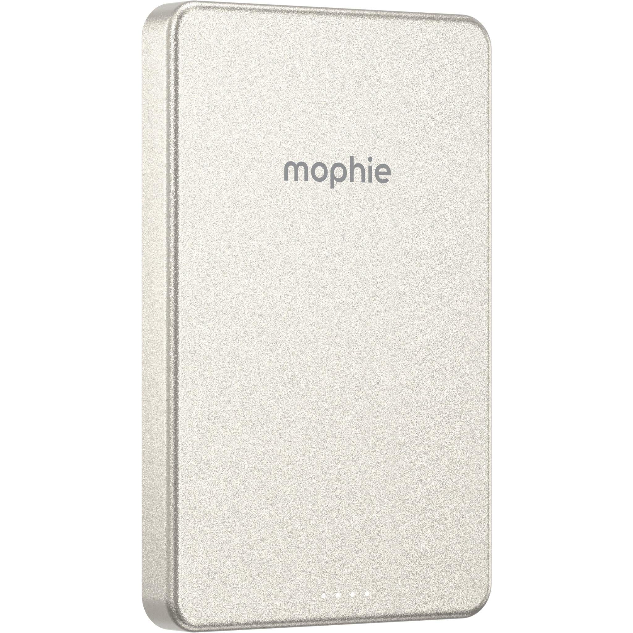mophie Snap+ Powerstation Mini 5K Magnetic Power Bank (White Titanium) - Image 9