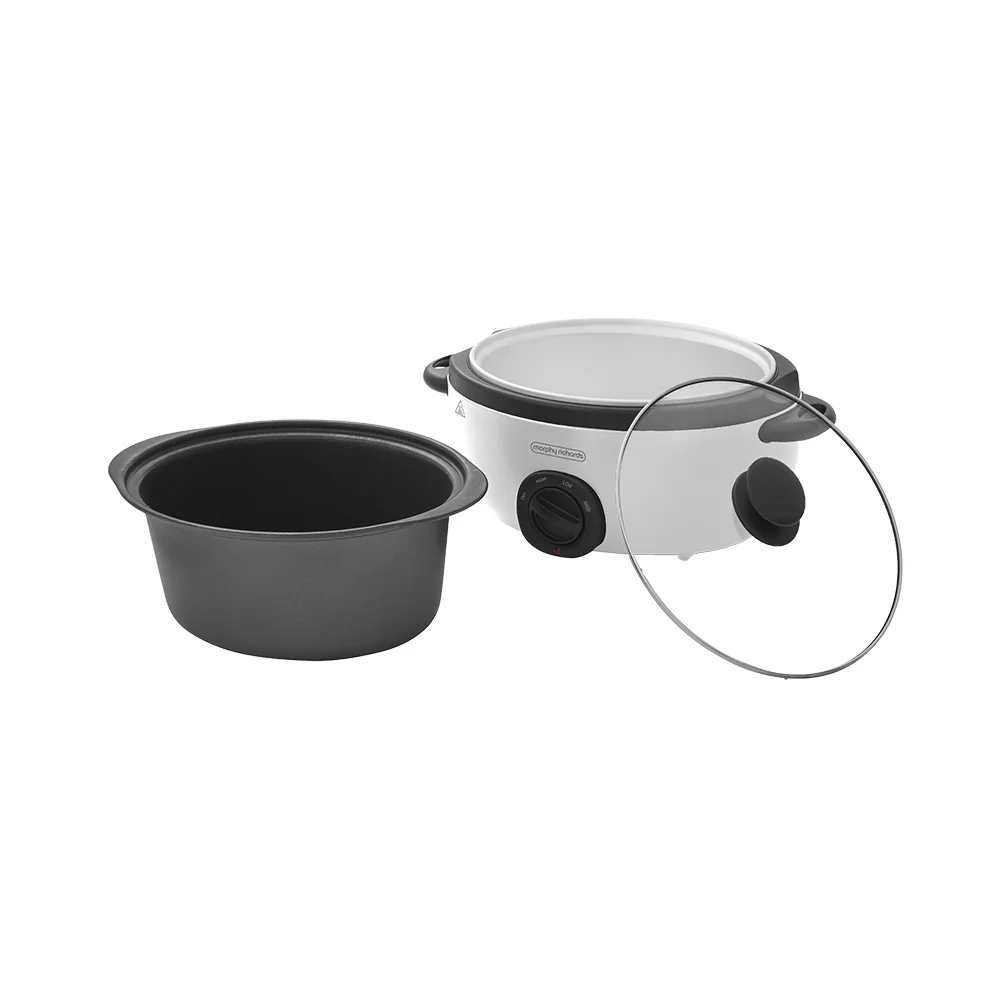 Morphy Richards 6.5L Sear & Stew Slow Cooker  (Vivid White) - Image 2
