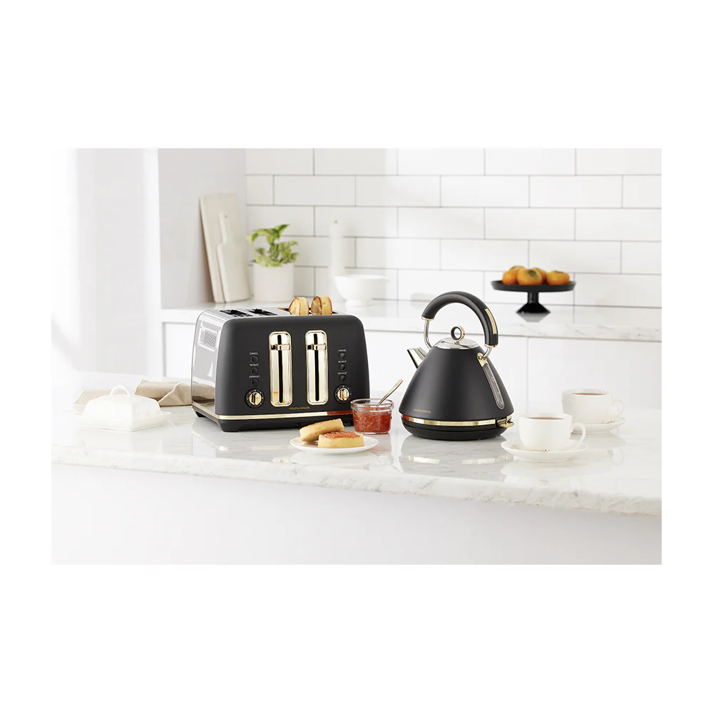 Morphy Richards Ascend 4 Slice Toaster (Gold/Black) - Image 5