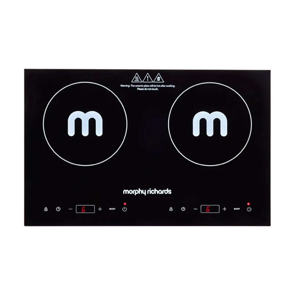 Morphy Richards Dual Induction Cooktop 2200W Digital Display Portable (Black) - Image 3