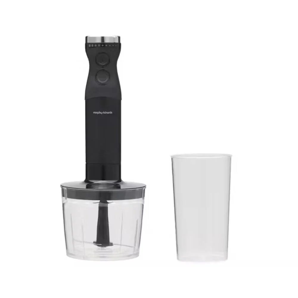 Morphy Richards Electric Hand Held Stick Blender/Chopper/Whisk Set Black - Image 2