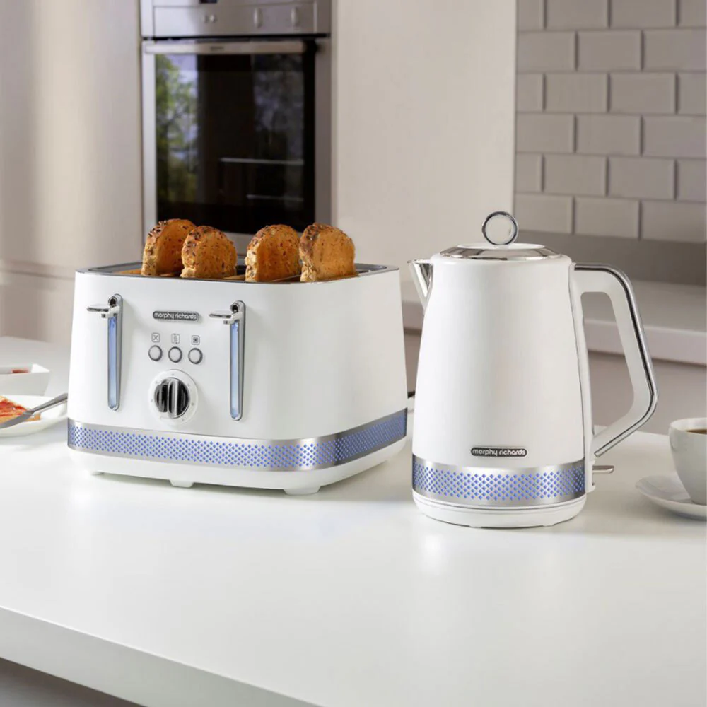 Morphy Richards Illumination 1.7L Stainless Steel Kettle (White) - Image 7