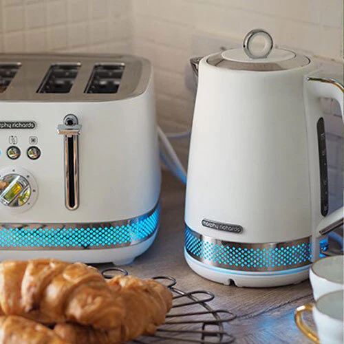 Morphy Richards Illumination 1.7L Stainless Steel Kettle (White) - Image 9