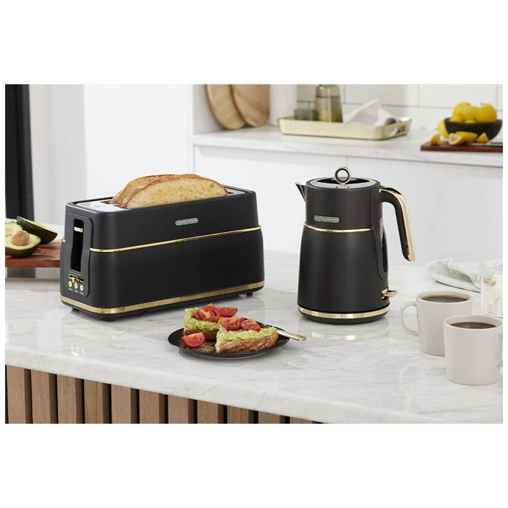 Morphy Richards Signature Soft Gold Kettle 2200W 1.5L 360 Base (Matte Black) - Image 7