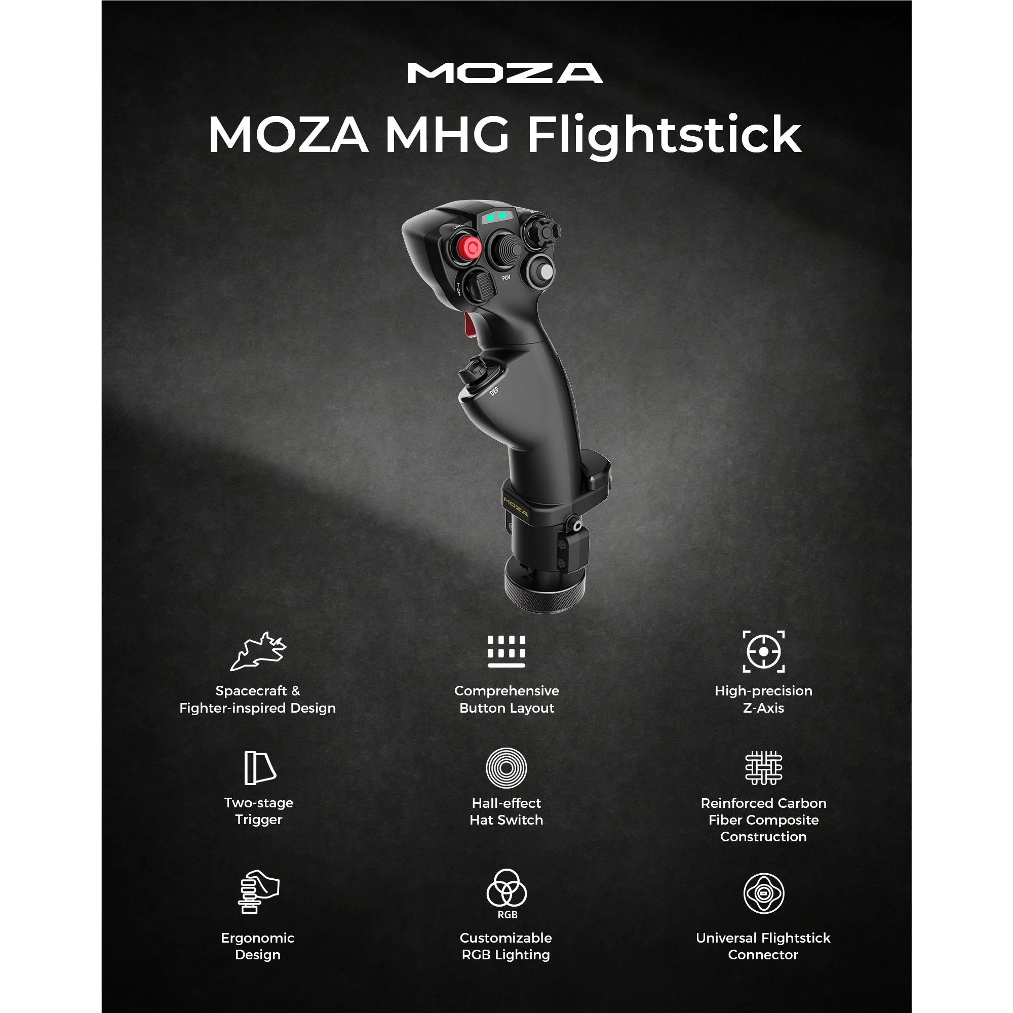 Moza MHG Flight Stick - Image 5