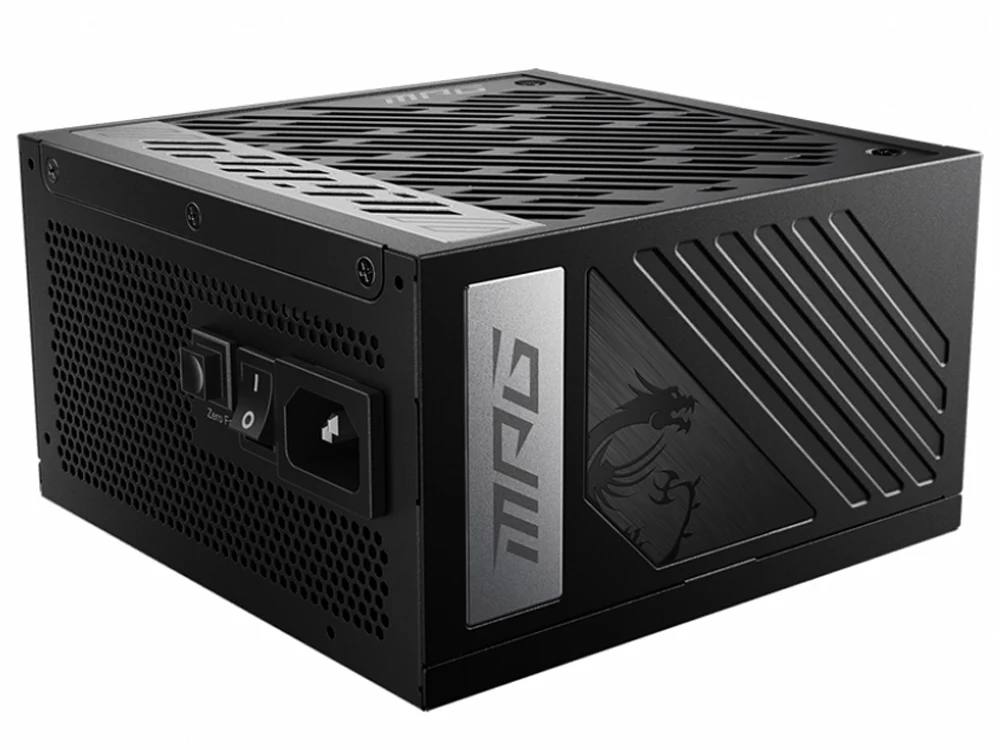MSI 1000W MPG A1000G PCIE5 80+ Gold Fully Modular ATX Power Supply (MPG-A1000G PCIE5) - Image 4