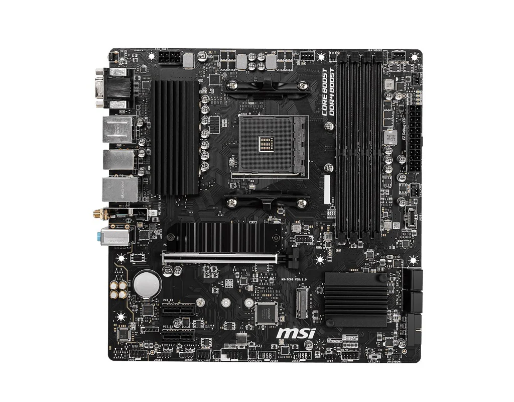 MSI B550M PRO-VDH Wi-Fi AMD B550 AM4 Desktop Motherboard - Image 2