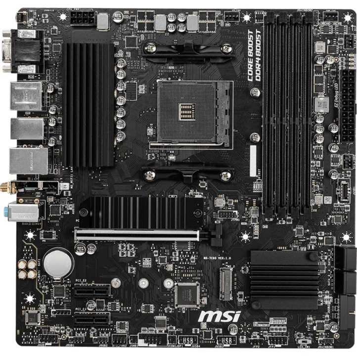 MSI B550M PRO-VDH Wi-Fi AMD B550 AM4 Desktop Motherboard - Image 9