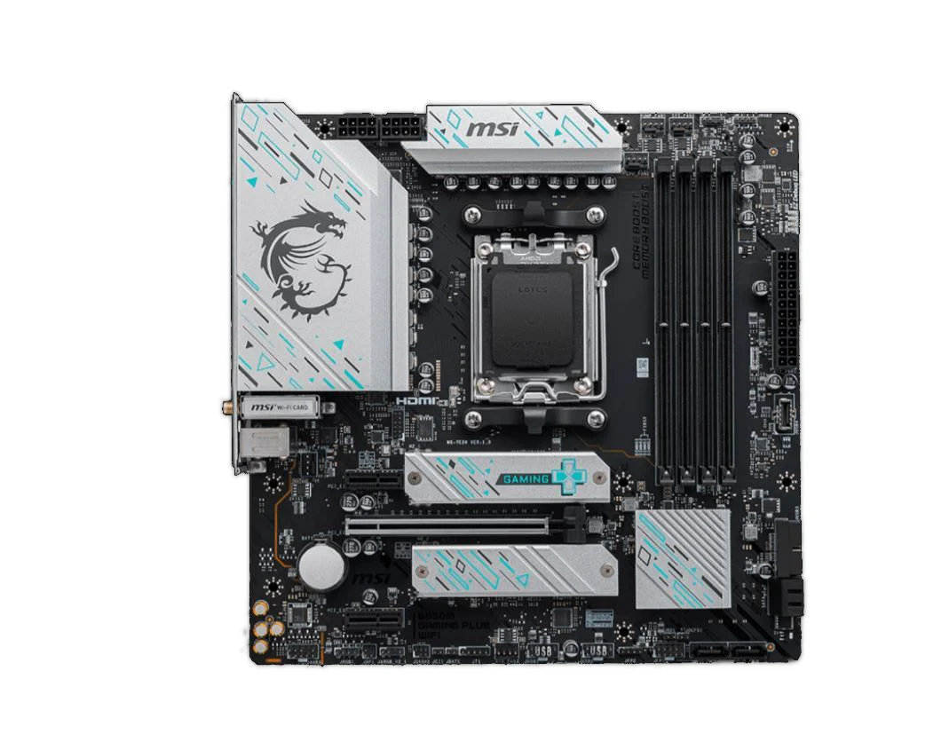 MSI B650M GAMING PLUS WIF AMD AM5 mATX Motherboard, 4x DDR5, 1x PCI-E x16, 2x PC - - Image 3