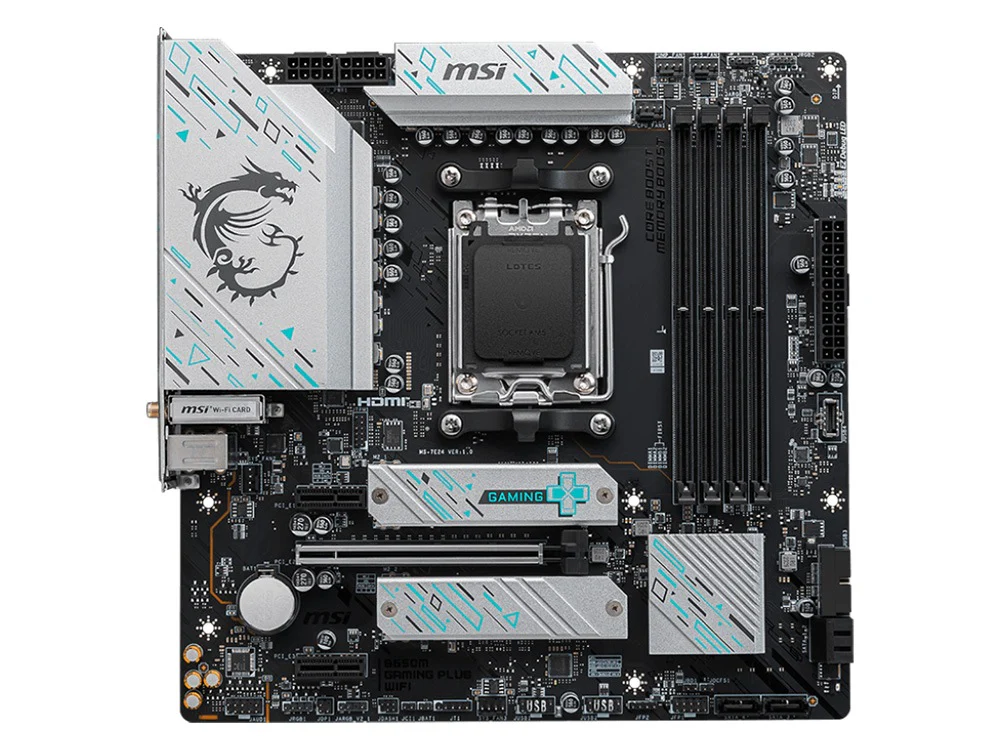 MSI B650M Gaming Plus WiFi AM5 mATX Motherboard (B650M GAMING PLUS WIFI) - Image 3