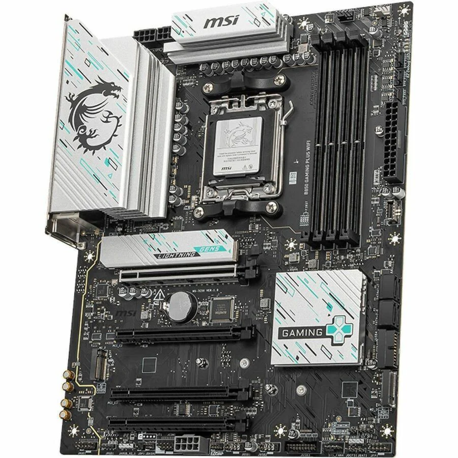 MSI B850 GAMING PLUS WIFI Gaming Desktop Motherboard - AMD B850 Chipset - Socket - - Image 4