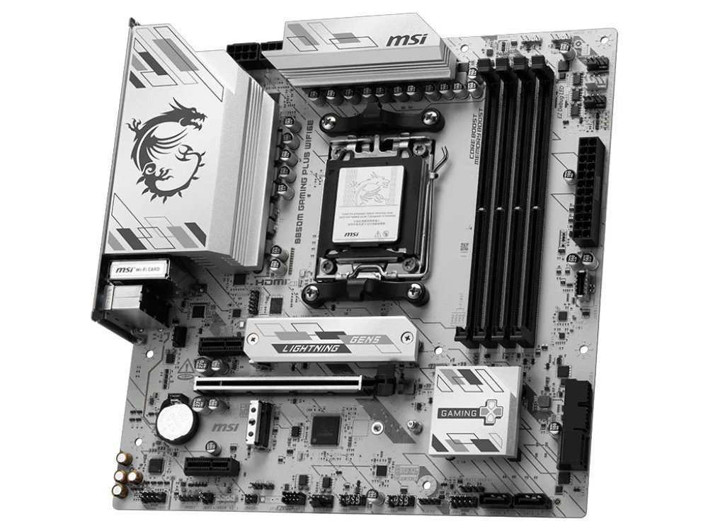 MSI B850M GAMING PLUS WIFI6E AM5 Micro-ATX Motherboard - Image 4