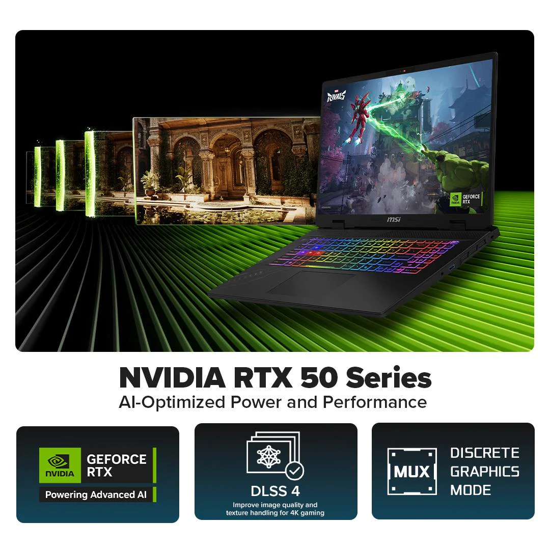 MSI Crosshair 16 HX AI 16" QHD+ 240Hz Gaming Laptop (Intel Core Ultra 9-275HX) [GeForce RTX 5070] - Image 7