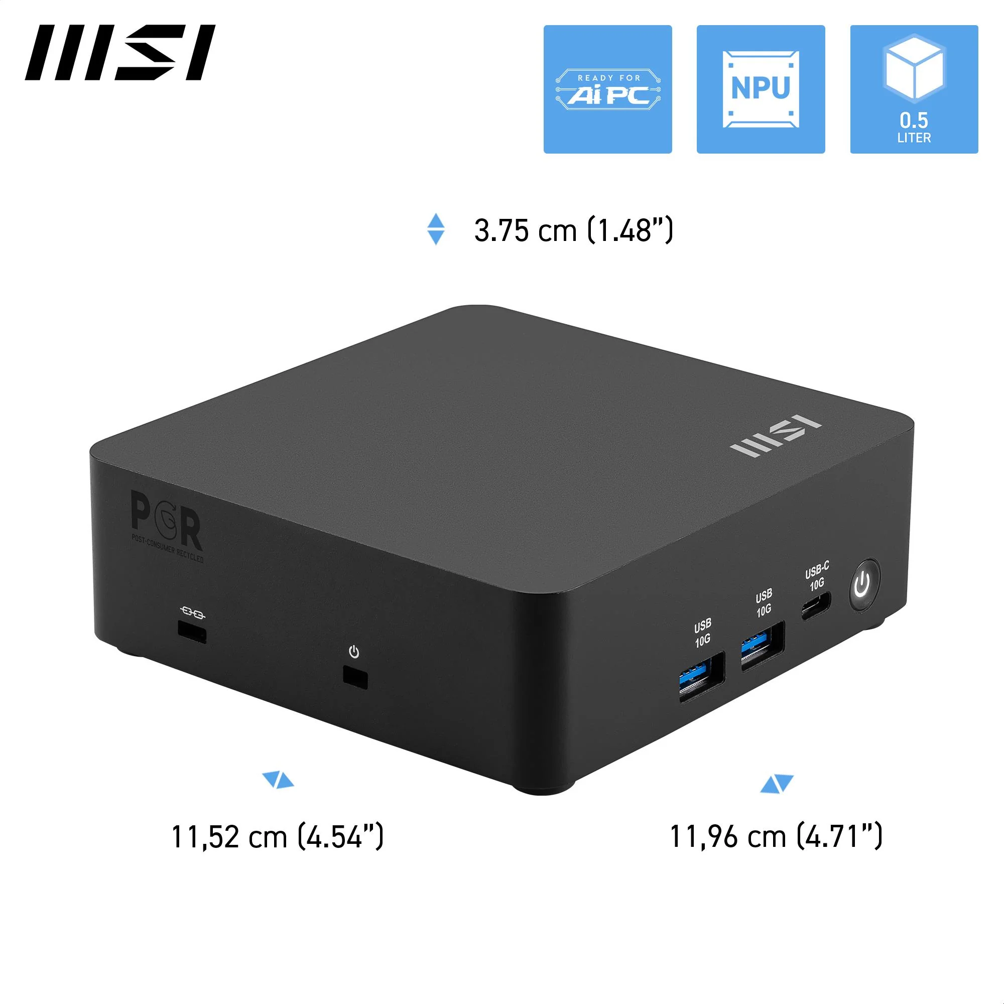 MSI Cubi NUC AI 1UMG-003AU Mini Desktop PC NUC (Intel Core Ultra 7)[1TB] - Image 3