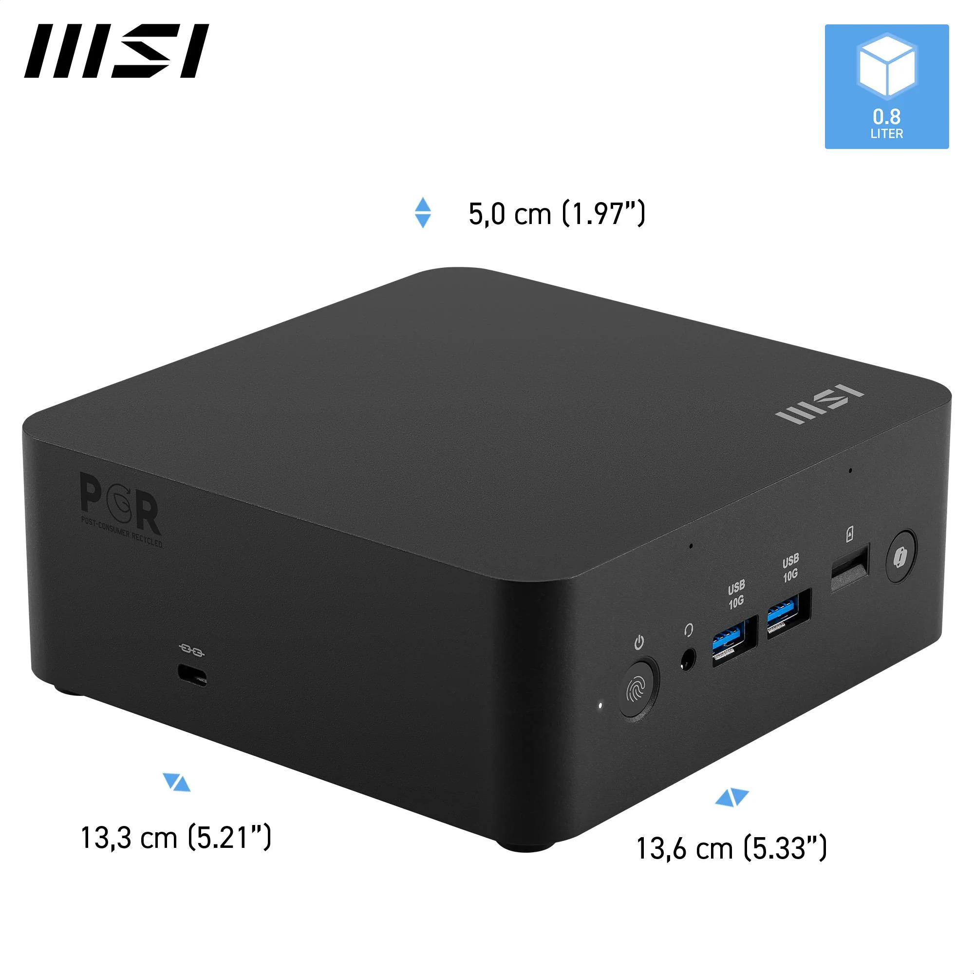 MSI Cubi NUC Copilot+ AI Mini Desktop PC (Intel Core Ultra 5)[1TB] - Image 3