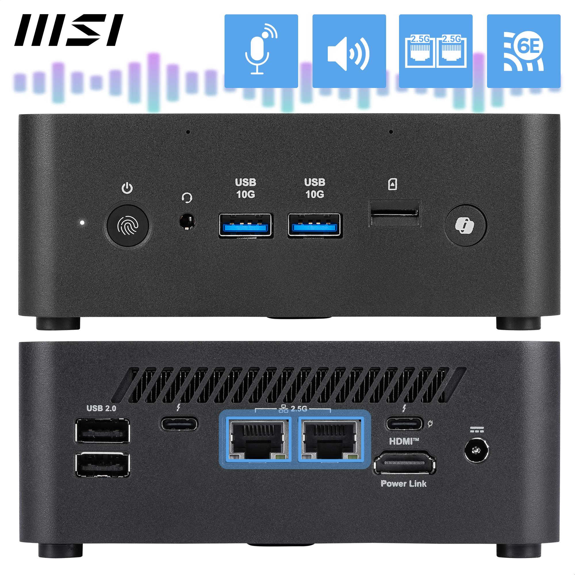 MSI Cubi NUC Copilot+ AI Mini Desktop PC (Intel Core Ultra 5)[1TB] - Image 6