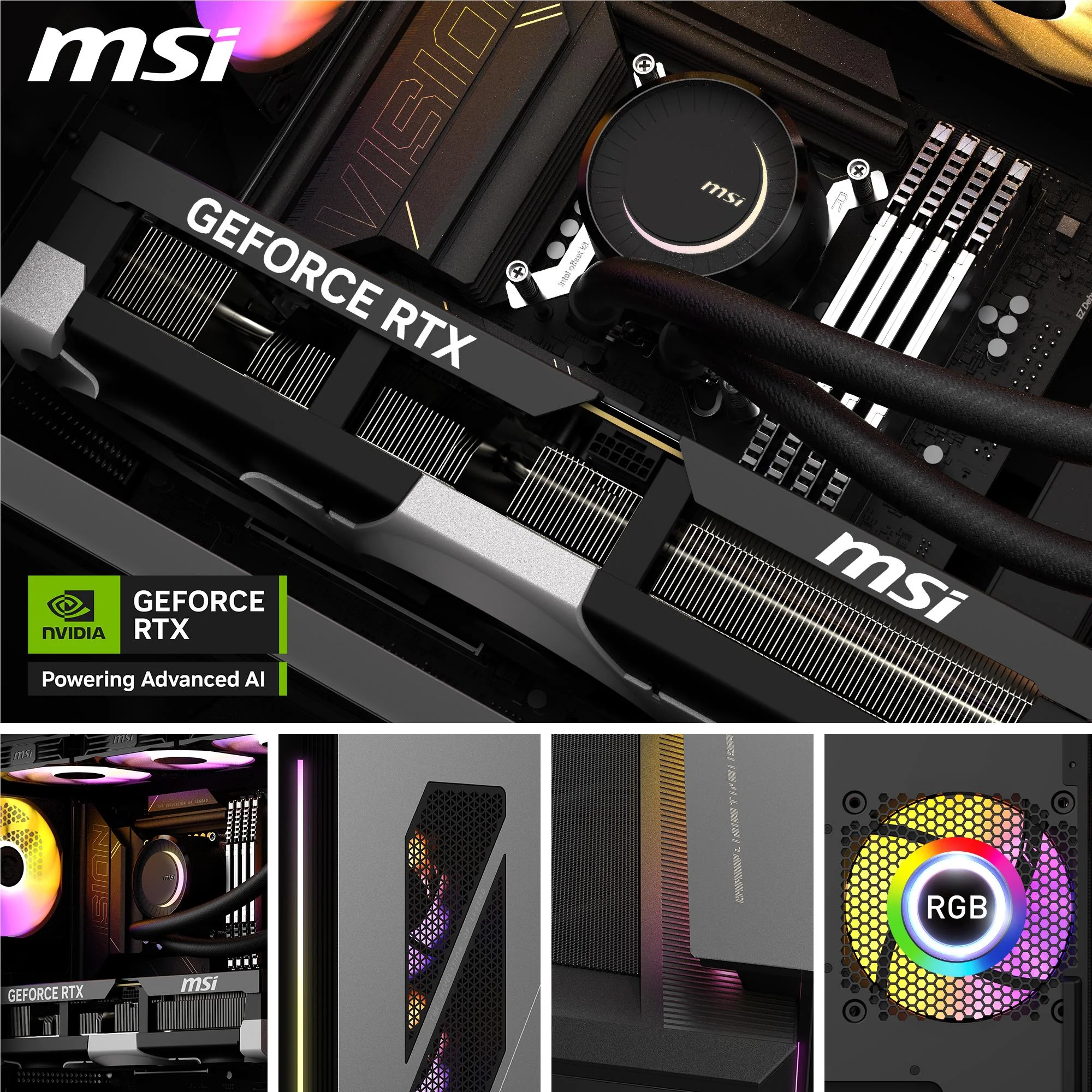 MSI MEG Vision X AI 2NVZ9-033AU Gaming Desktop (Intel Core Ultra 9-285K)[GeForce RTX 5090] - Image 5