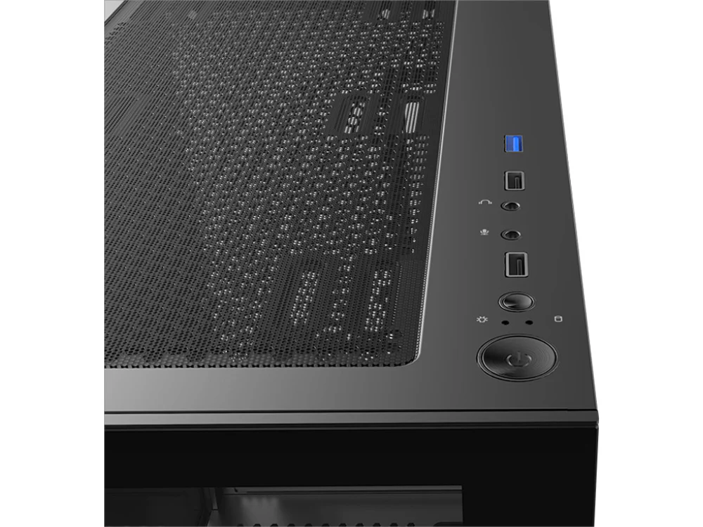 MSI PAG PANO M110A RGB Panoramic Micro-ATX Case - Black - Image 3
